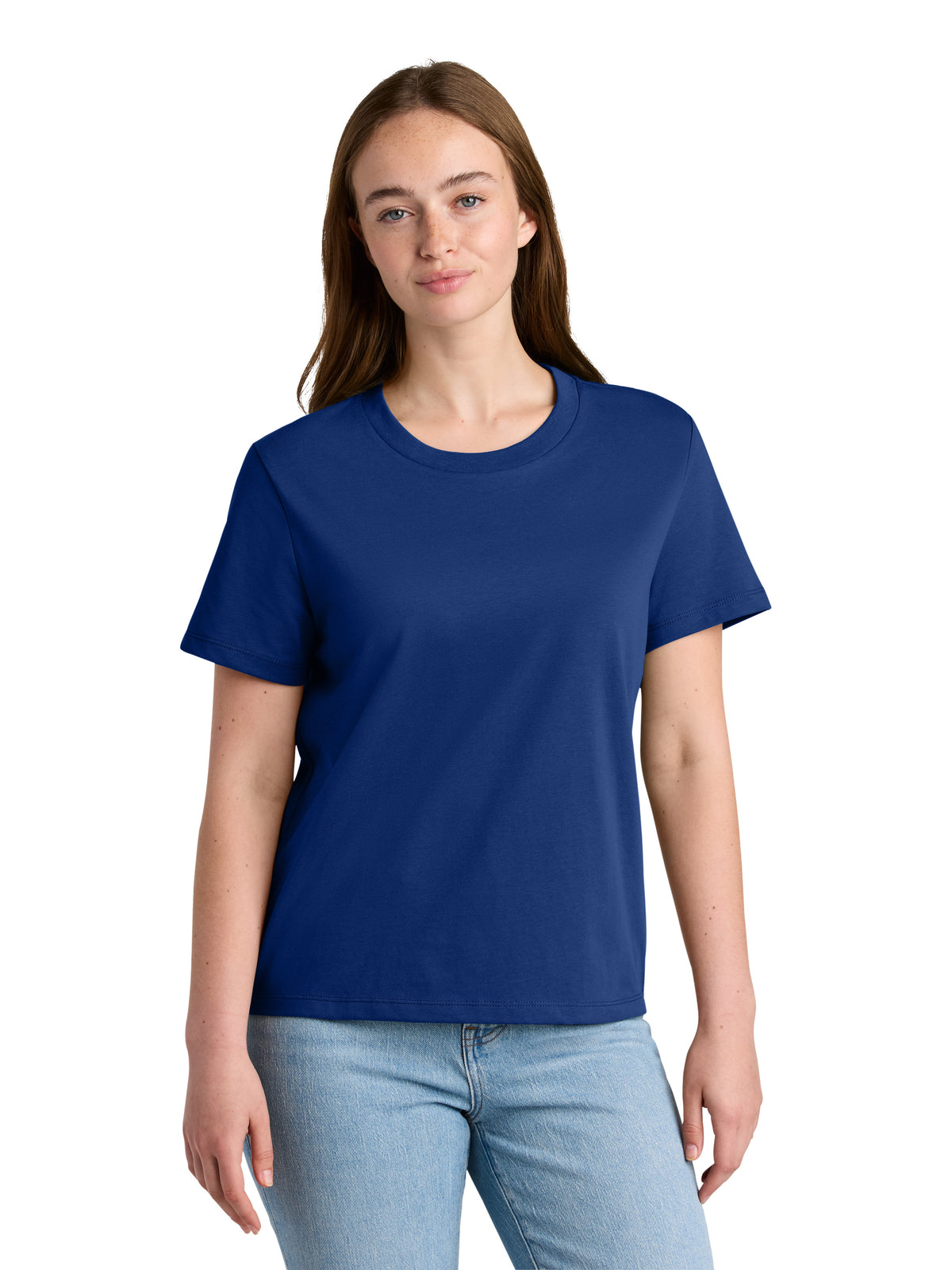 Women's Pocketless Stella Muser Tee - SXW002 - Worker Blue