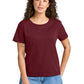 Women’s Pocketless Stella Serena Scoop Neck Tee - SXW008 - Burgundy