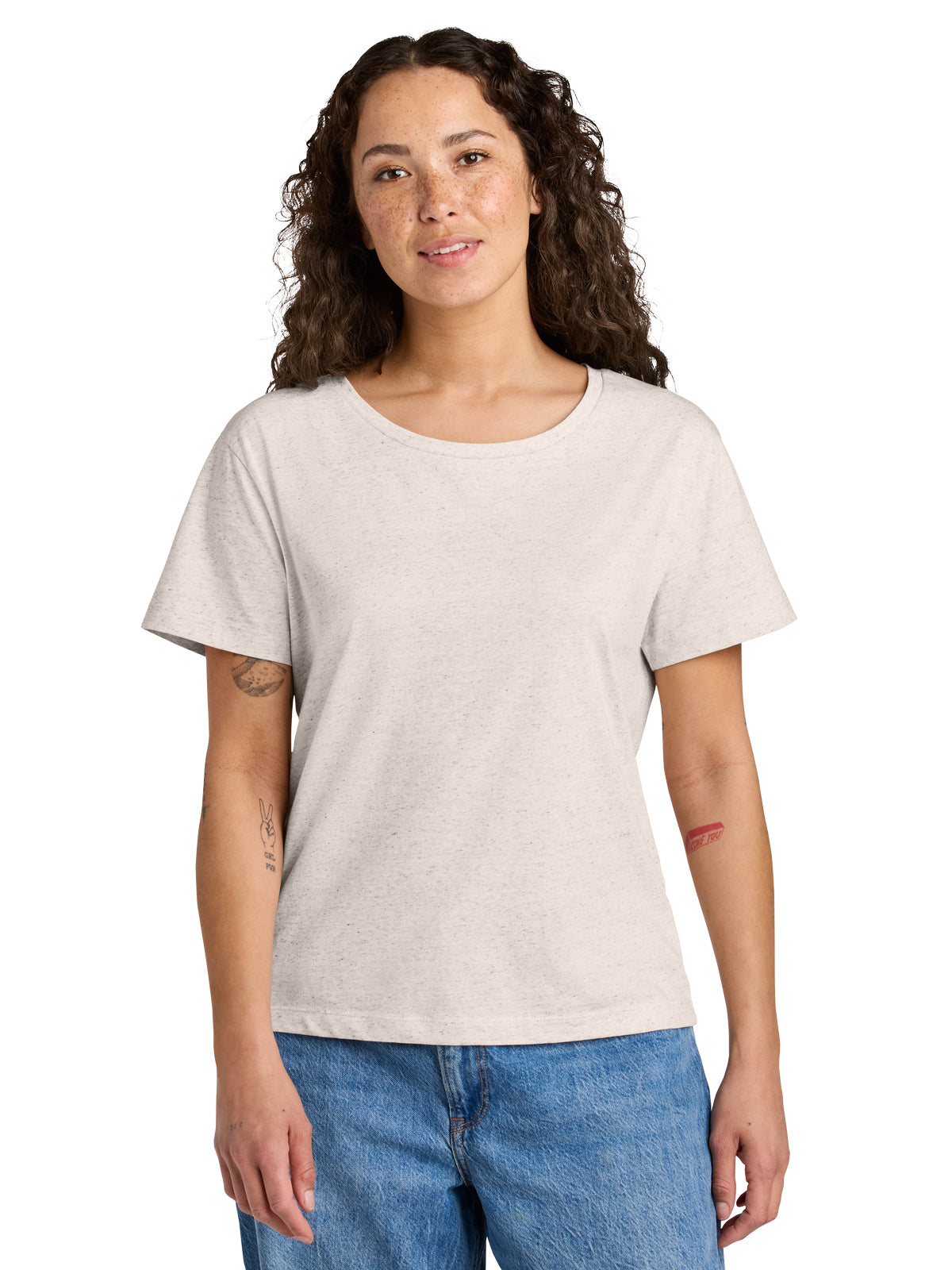 Women’s Pocketless Stella Serena Scoop Neck Tee - SXW008 - Eco Heather