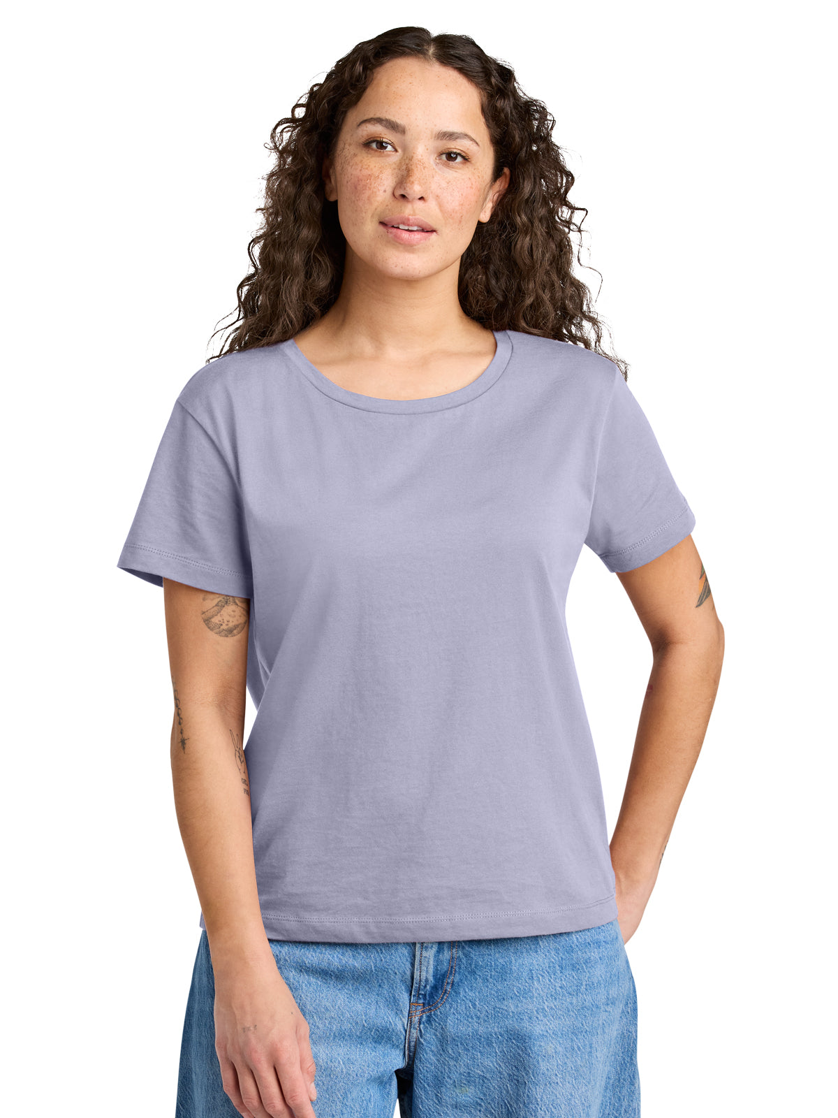 Women’s Pocketless Stella Serena Scoop Neck Tee - SXW008 - Lavender