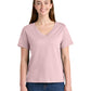 Women's Pocketless Stella Isla V-Neck Tee - SXW032 - Cotton Pink