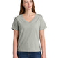 Women's Pocketless Stella Isla V-Neck Tee - SXW032 - Heather Grey