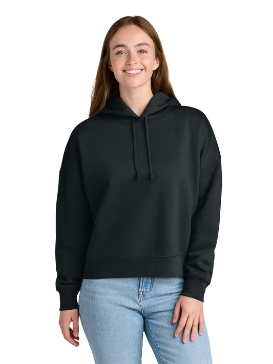 Women's Stella Nora Pocketless Hooded Sweatshirt - SXW035 - Black