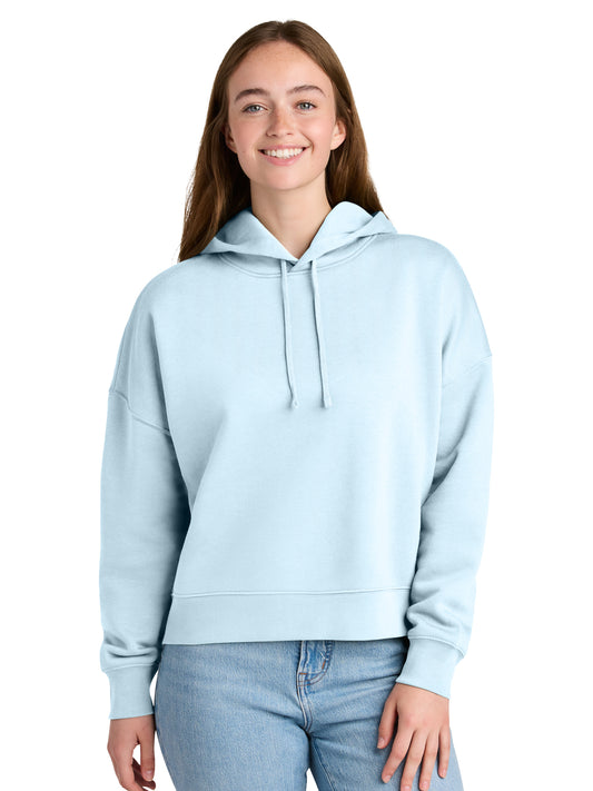 Women's Stella Nora Pocketless Hooded Sweatshirt - SXW035 - Blue Ice