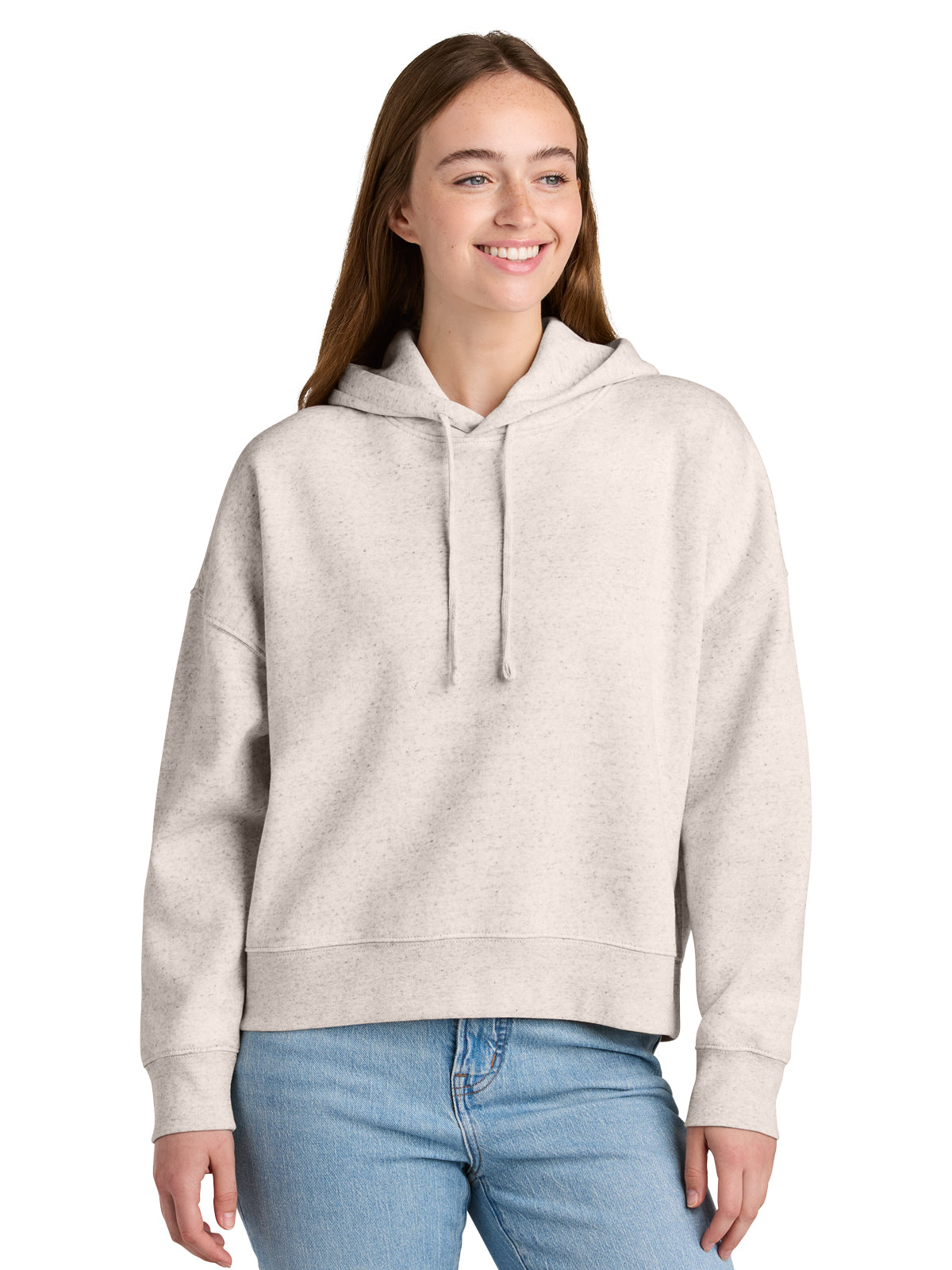 Women's Stella Nora Pocketless Hooded Sweatshirt - SXW035 - Eco Heather