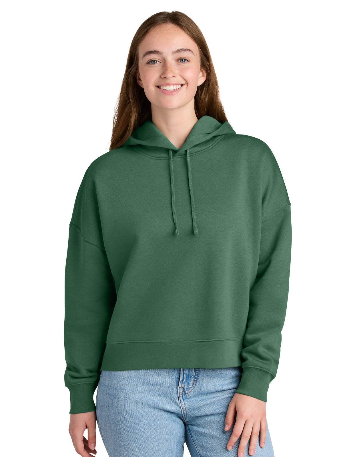 Women's Stella Nora Pocketless Hooded Sweatshirt - SXW035 - Green Bay