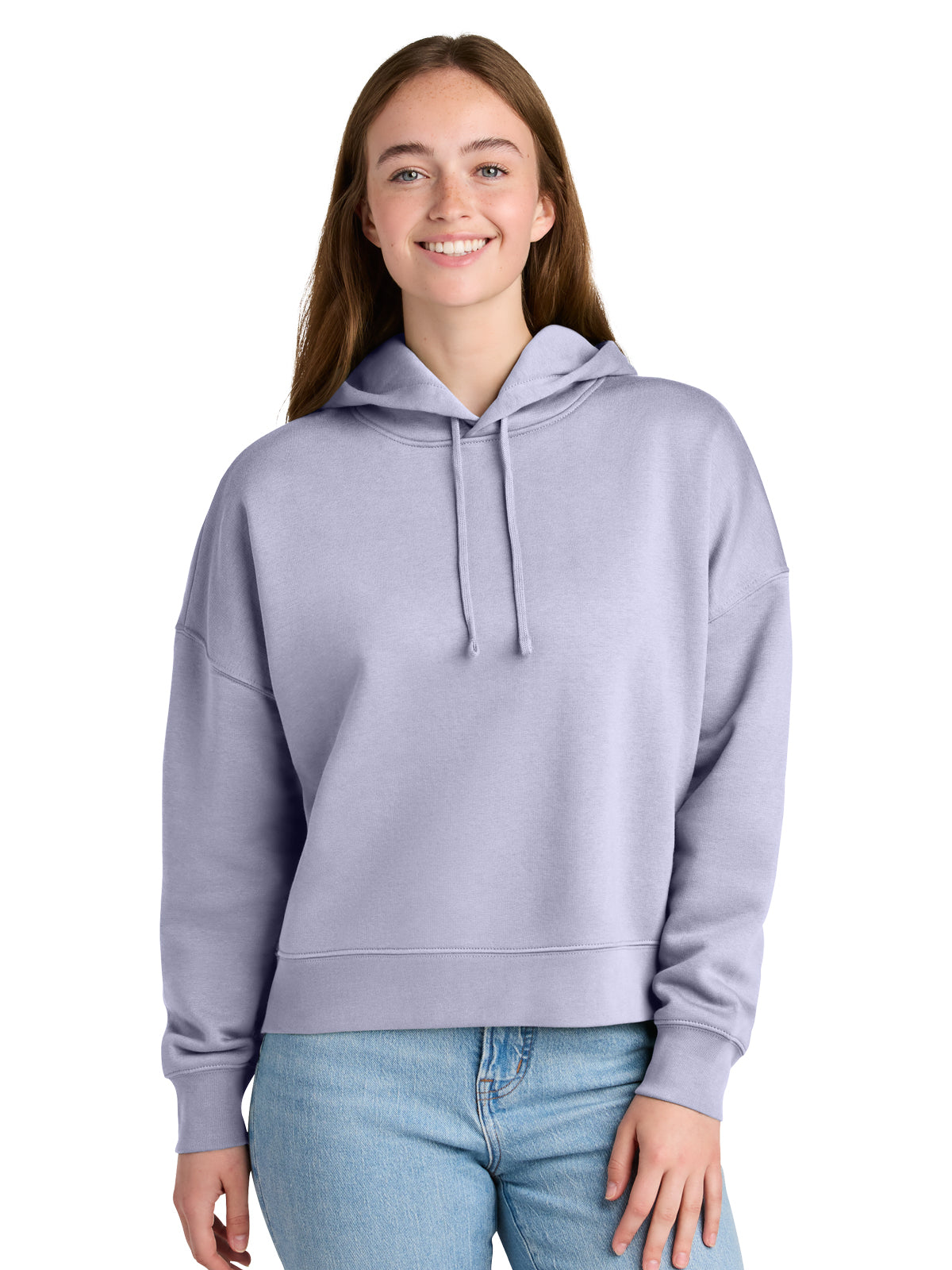 Women's Stella Nora Pocketless Hooded Sweatshirt - SXW035 - Lavender