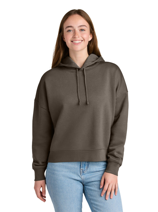 Women's Stella Nora Pocketless Hooded Sweatshirt - SXW035 - Mocha