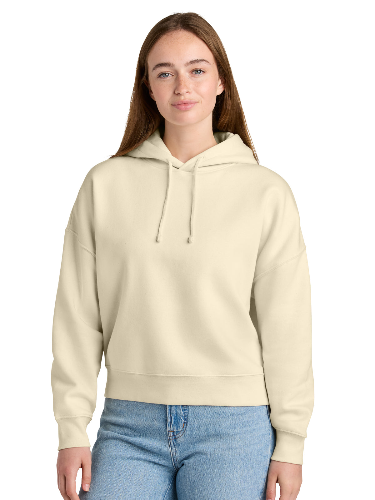 Women's Stella Nora Pocketless Hooded Sweatshirt - SXW035 - Natural Raw