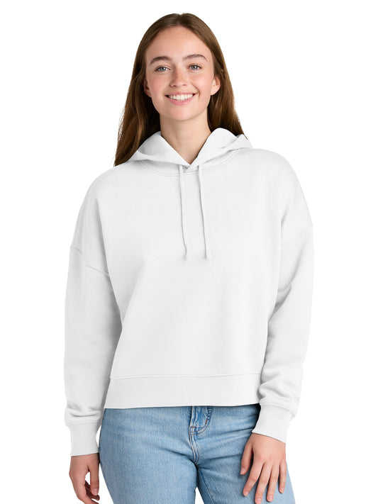 Women's Stella Nora Pocketless Hooded Sweatshirt - SXW035 - White