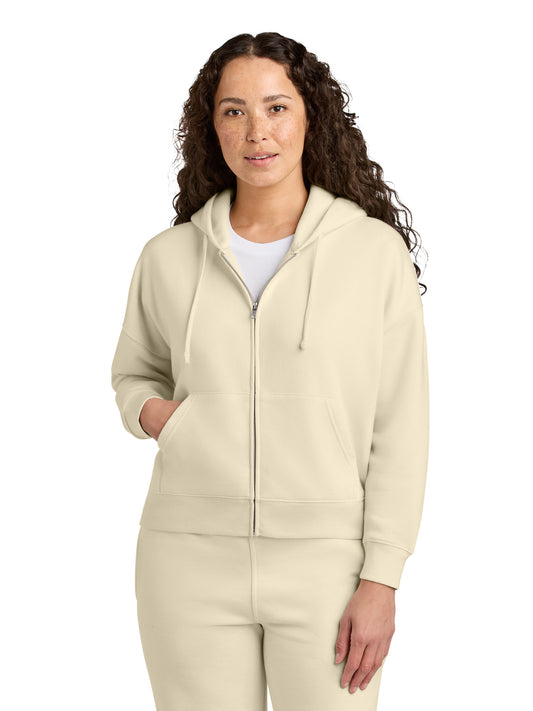 Women's Stella Ida Full-Zip Hooded Sweatshirt - SXW037 - Natural Raw