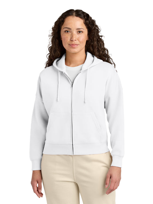 Women's Stella Ida Full-Zip Hooded Sweatshirt - SXW037 - White