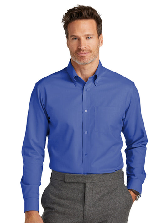 Men's 1-Pocket Tall Wrinkle-Free Shirt - TBB18002 - Cobalt Blue