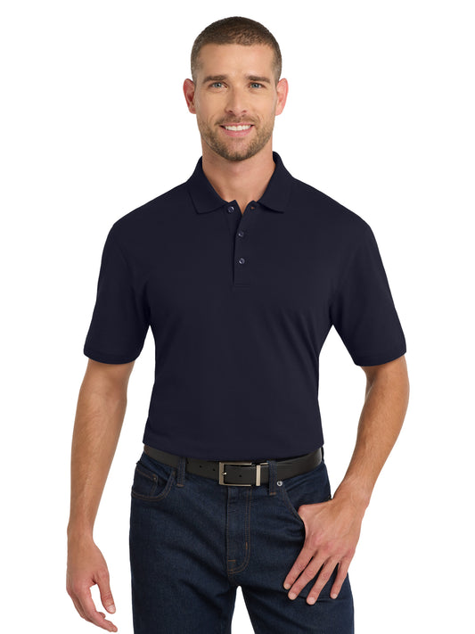 Men's Tall Cotton Polo - TK8000 - Navy