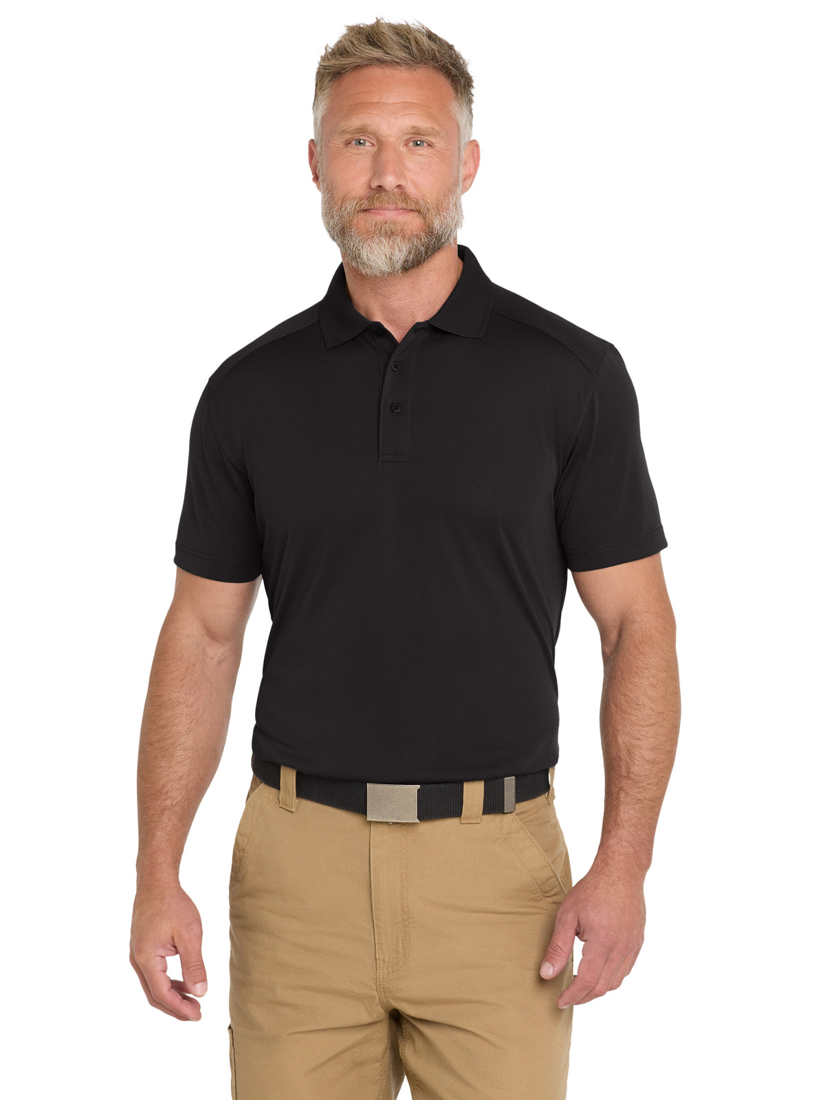 Men's Tall Select Lightweight Snag-Proof Polo - TLCS418 - Black