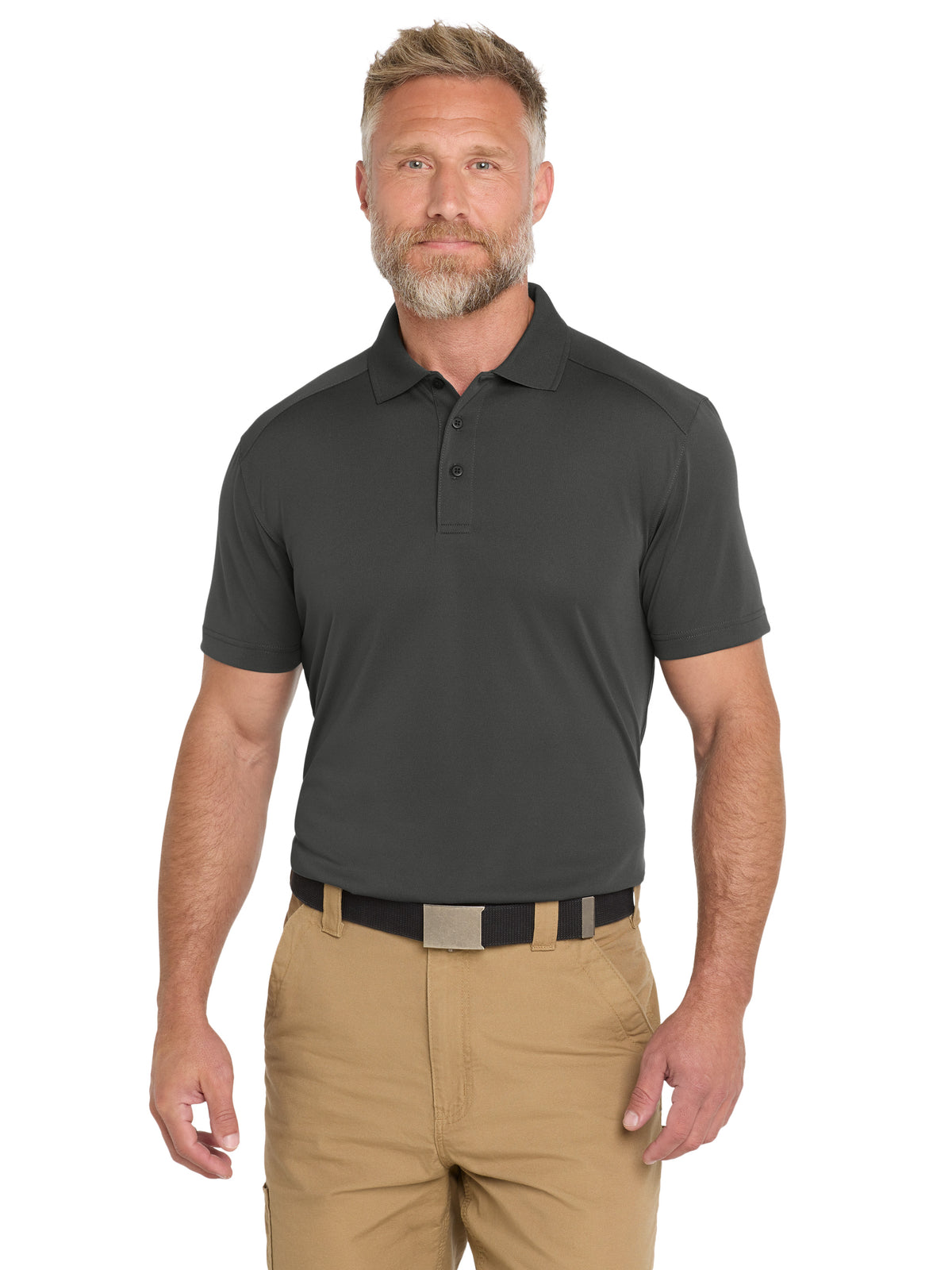 Men's Tall Select Lightweight Snag-Proof Polo - TLCS418 - Charcoal