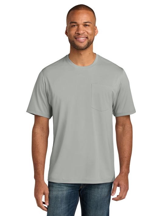 Men's Tall Workwear Pro Short Sleeve Pocket T-Shirt - TLCS440P - Light Grey