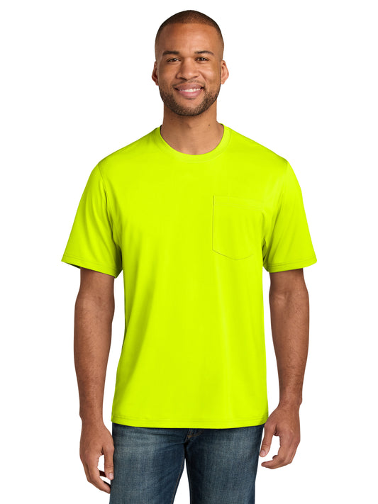 Men's Tall Workwear Pro Short Sleeve Pocket T-Shirt - TLCS440P - Safety Yellow