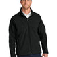 Men's Tall Textured Soft Shell Jacket - TLJ705 - Black