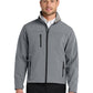 Men's Tall Glacier® Soft Shell Jacket - TLJ790 - Smoke Grey/Chrome