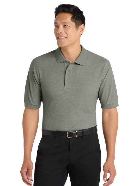 Men's Tall Silk Touch Polo Shirt - TLK500 - Cool Grey