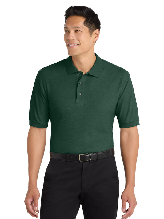 Men's Tall Silk Touch Polo Shirt - TLK500 - Dark Green
