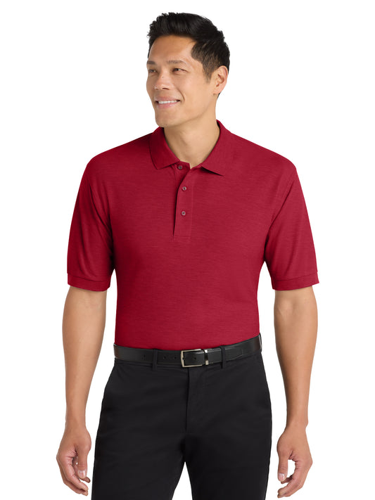 Men's Tall Silk Touch Polo Shirt - TLK500 - Red