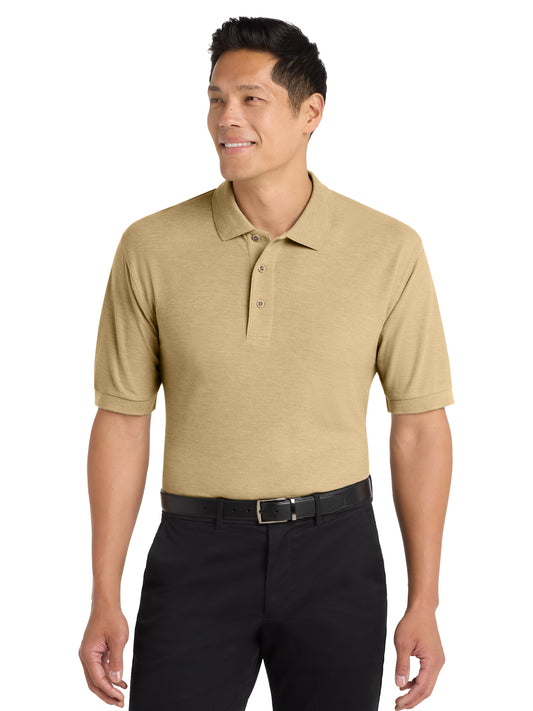 Men's Tall Silk Touch Polo Shirt - TLK500 - Stone