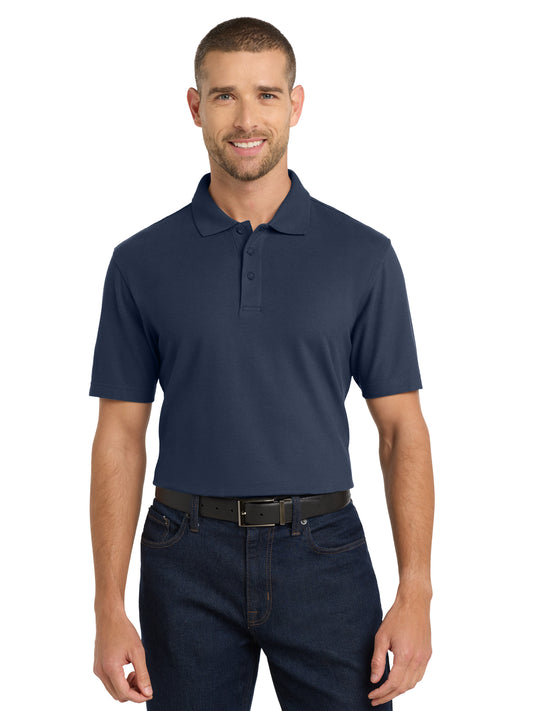 Men's Tall Stain-Release Polo - TLK510 - Navy