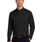 Men's Tall Long Sleeve Twill Shirt - TLS600T - Black