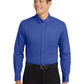 Unisex Tall Long Sleeve Easy Care Shirt - TLS608 - Royal/Classic Navy