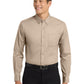 Unisex Tall Long Sleeve Easy Care Shirt - TLS608 - Stone
