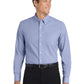 Men's Tall Crosshatch Easy Care Shirt - TLS640 - Chambray Blue