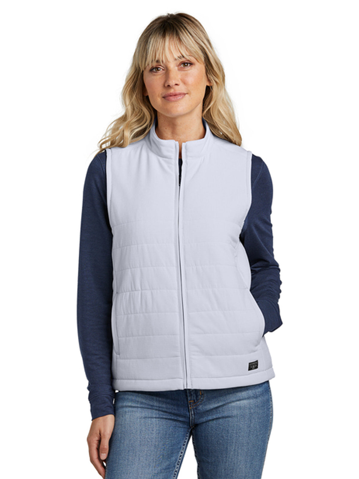 Women's Two-Pocket Cold Bay Vest - TM1LD002 - Microchip Grey