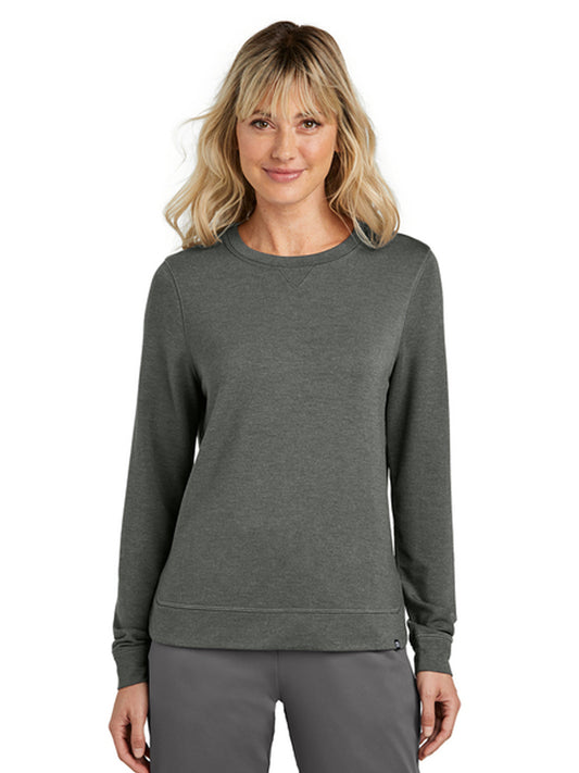 Women's Pocketless Weekend Crew Sweatshirt - TM1LD003 - Dark Grey Heather