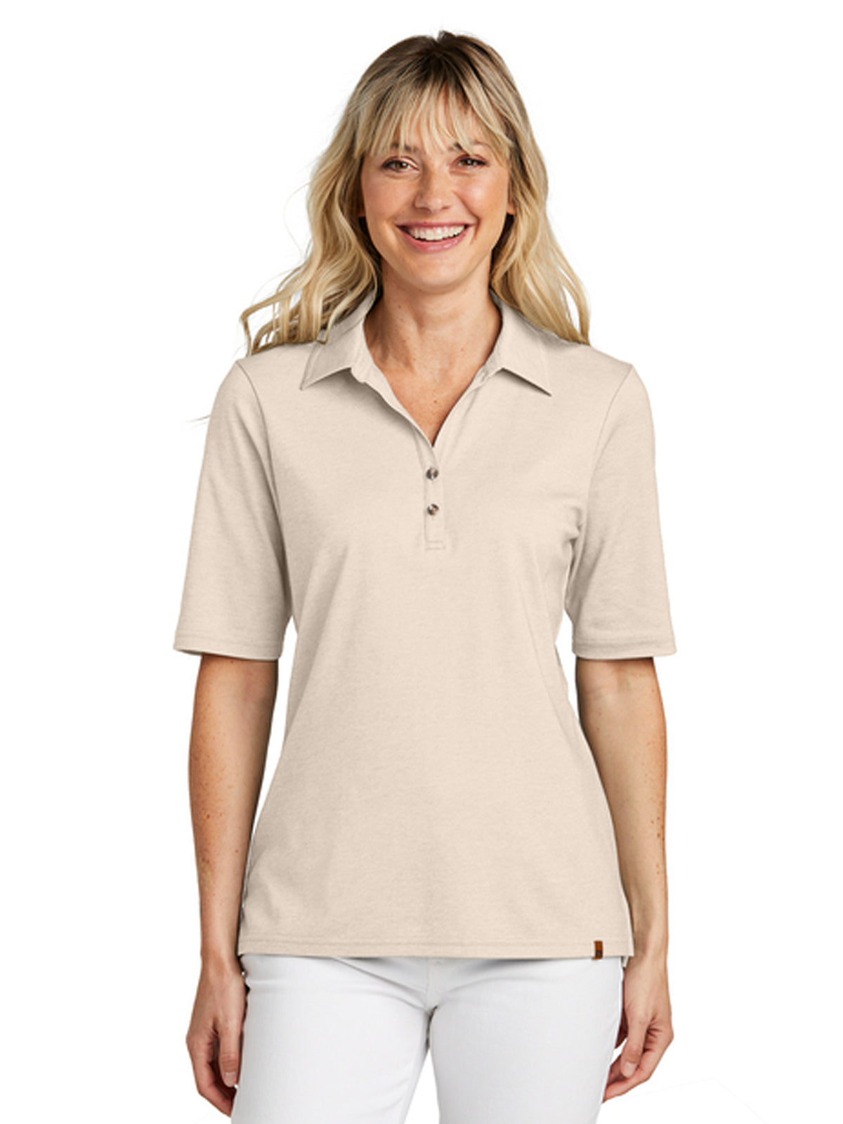 Women's Sunsetters Polo - TM1LD004 - Natural Heather