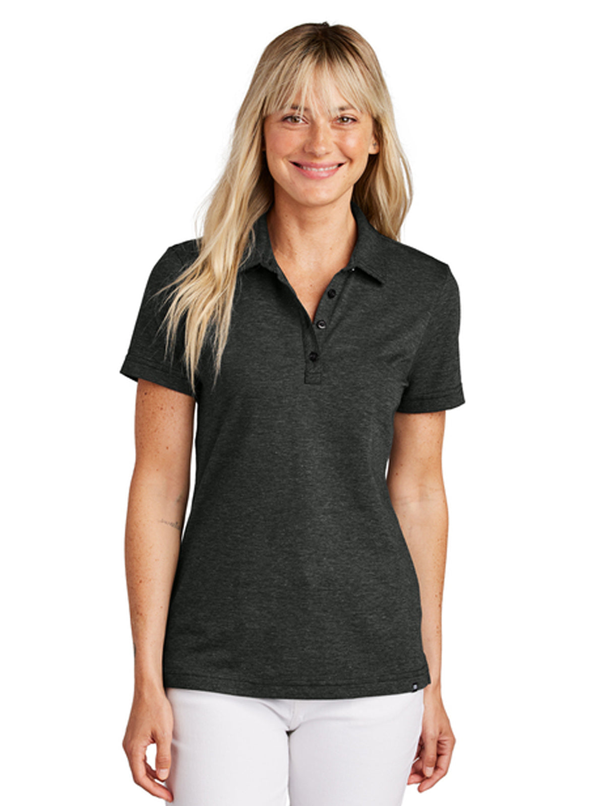 Women's Sunnyvale Polo - TM1LD005 - Black Heather