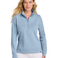 Women’s Coveside 1/2-Zip Sweatshirt - TM1LD007 - Light Blue Heather