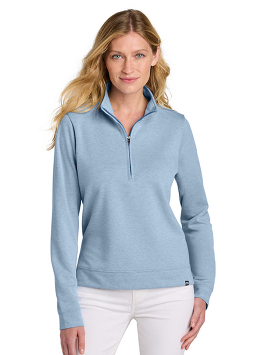 Women’s Coveside 1/2-Zip Sweatshirt - TM1LD007 - Light Blue Heather
