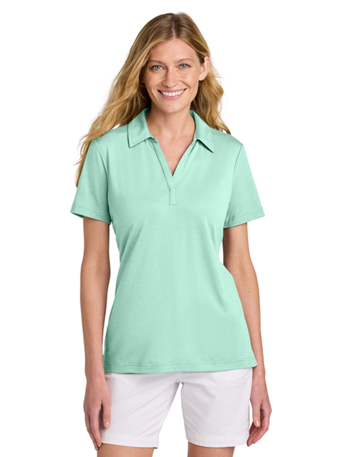 Women’s Glenview Solid Polo - TM1LF071 - Mint