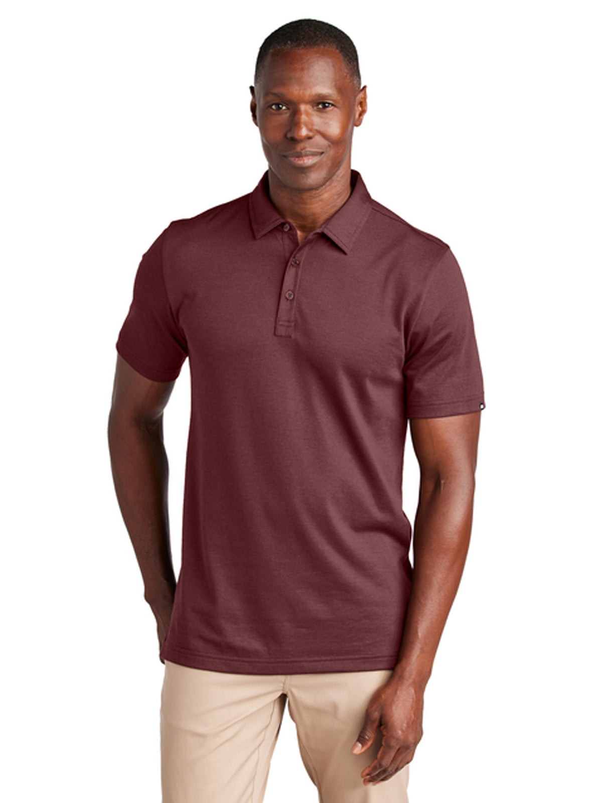 Men's Sunnyvale Polo - TM1MAA369 - Oxblood Heather
