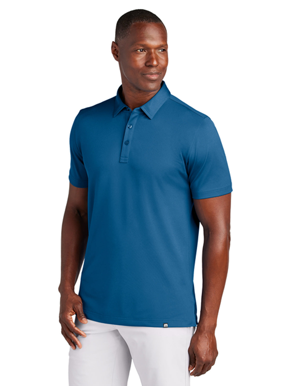 Men's Cabana Solid Polo - TM1MAA370 - Classic Blue
