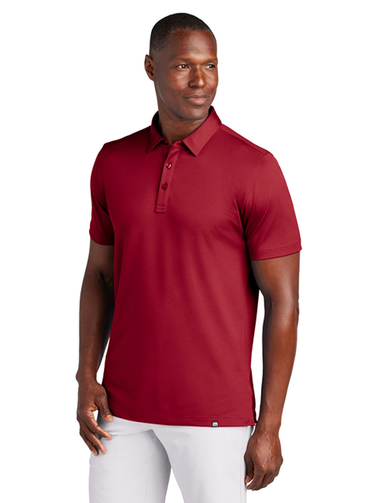 Men's Cabana Solid Polo - TM1MAA370 - Crimson