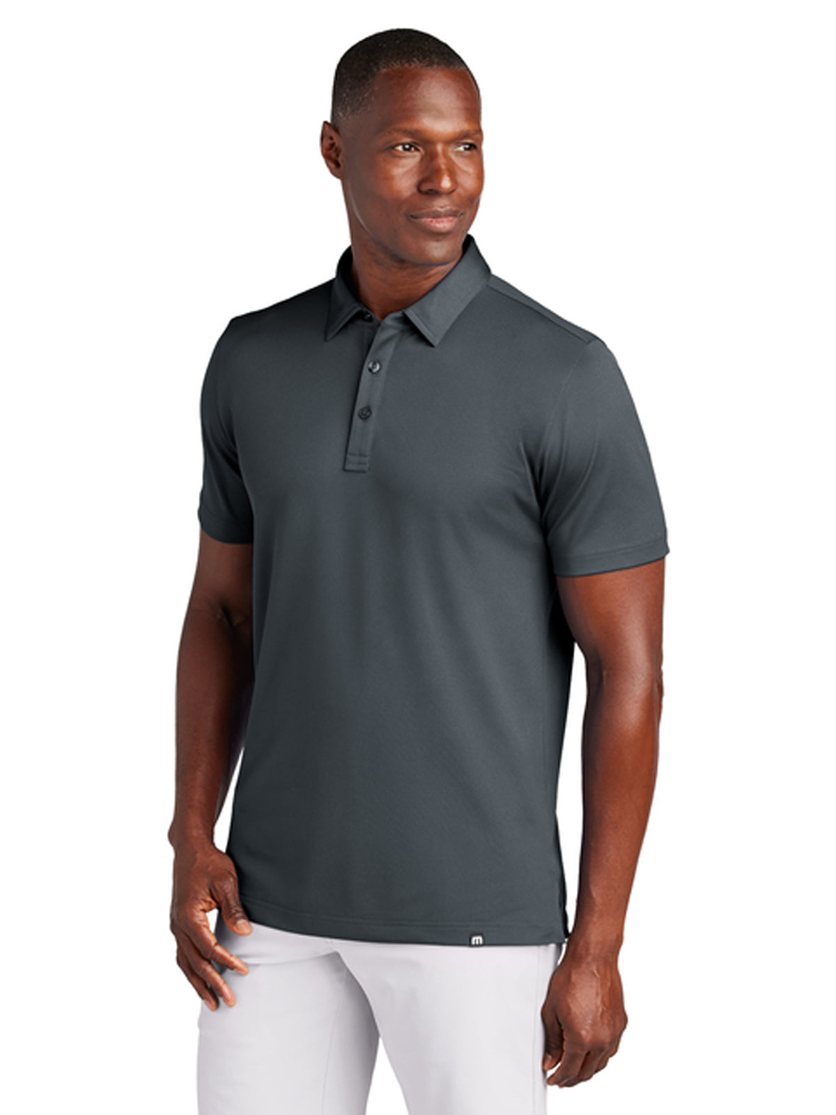 Men's Cabana Solid Polo - TM1MAA370 - Stormy Grey