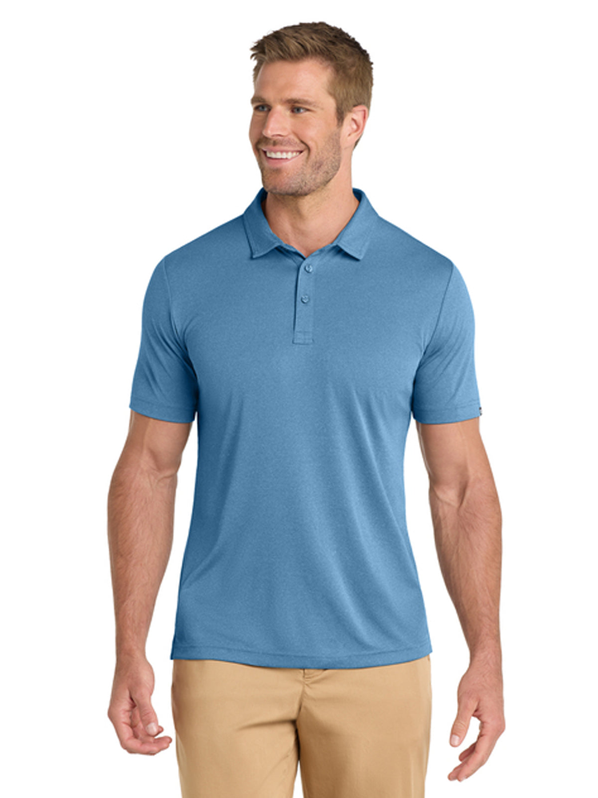 Men's Pocketless Coto Performance Polo - TM1MU410 - Federal Blue