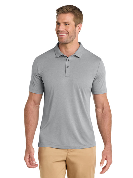 Men's Pocketless Coto Performance Polo - TM1MU410 - Quiet Shade Grey Heather