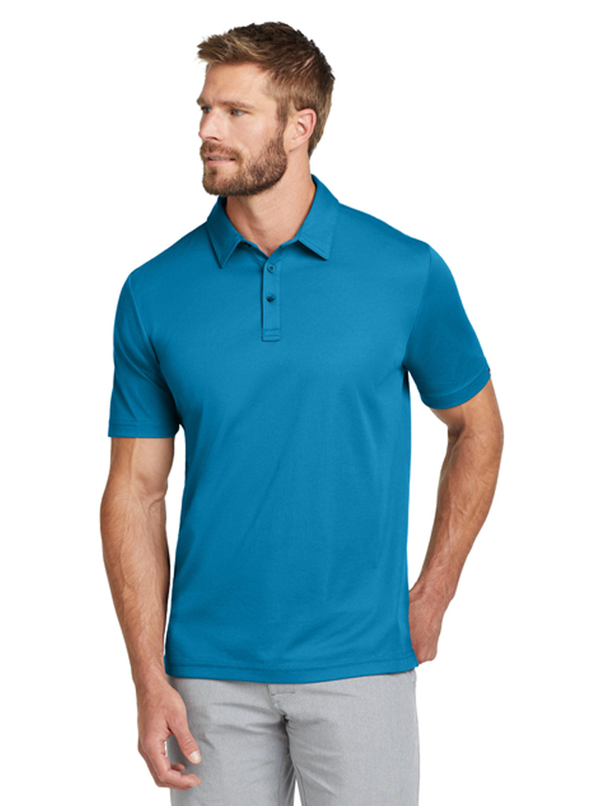 Men's Pocketless Oceanside Solid Polo - TM1MU411 - Classic Blue