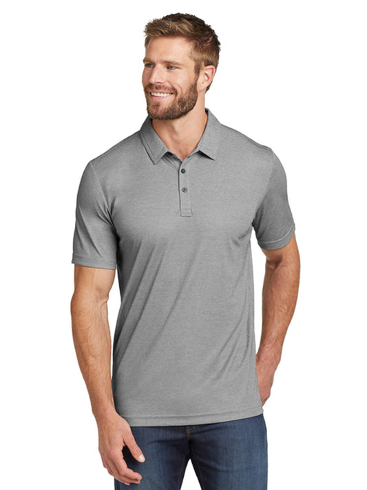 Men's Pocketless Oceanside Heather Polo - TM1MU412 - Quiet Shade Grey Heather