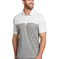 Men's Pocketless Oceanside Blocked Polo - TM1MU414 - White/ Quiet Shade Grey Heather