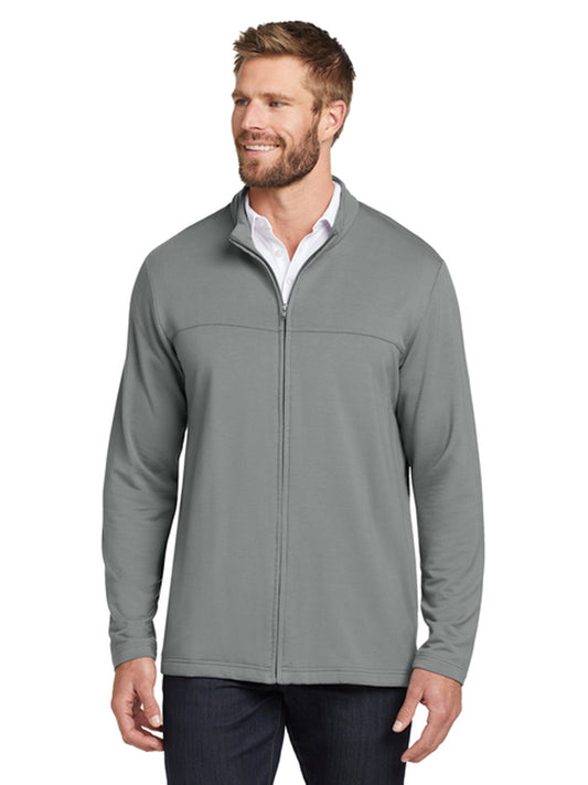 Men's 2-Pocket Full Zip Fleece Jacket - TM1MU420 - Quiet Shade Grey